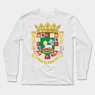 Coat of arms of the Commonwealth of Puerto Rico Long Sleeve T-Shirt